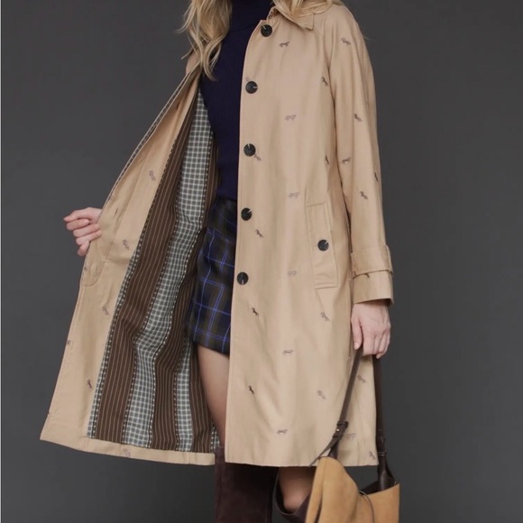Avec Les Filles Jackets & Blazers - Nordstroms Stylish Tan Equine/Derby Trench Coat🤎 🐎